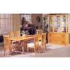lly7-Pc Solid Wood Dinette Set / Maple Finish 677(IEM)