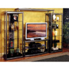 Gun Metal Finish TV Stand 700122 (CO)