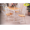 5-Piece Natural/White Finish Dinette Set 7007 (A)