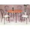 5-Pc Antique Bronze Dinette Set 7072/73 (CO)