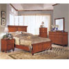 Sicilia Oak Finish Bedroom Set 7384/87/90 (A)
