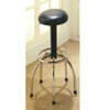 Black Stool Of Adjustable Height 7424 (CO)