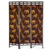 Black Matrix Design Three Panel Screen 7456(CO)