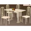 5-Pc Almond Marble Dining Set 782-36/60 (WD)