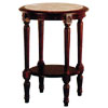 Marble Top Accent Table 8061CH-RD (ITMFS50)