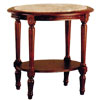 Marble Top Accent Table 8062CH-RD (ITM)