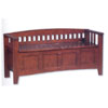 Hardwood Storage Bench 84001WALP (LNFS)
