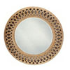 Antique Gold Bevelled Round Mirror 8630 (CO)