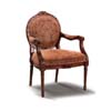 Accent Chair In Oak Finish 900091 (CO)