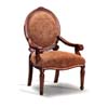 Oak Finish Accent Chair 900101 (CO)