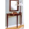 Cherry Finish Table w/Mirror And Lamp 900149 (CO)