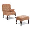 Wing Chair w/ Ottoman 900161 (CO)