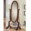Solid Wood Cherry Finish Cheval Mirror 900466(CO)