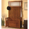 Hall Tree with Storage Bench and Side Hooks 900840(COFS)