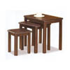 Walnut Finish Nesting Table 901071 (CO)