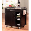 Kitchen Cart in Black 910012(CO)