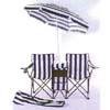 Twin Camping Chair With Umbrella 91074 (LB)