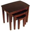 3-Pc Antique Walnut Nested Table Set 94327 (WSWFS)