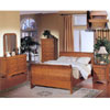 Louis Philippe Bed Room Set in Oak Finish 9934/37/40 (A)
