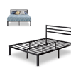 Quick Lock Metal Platform Bed Frame with Headboard