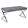 Adeco Metal Bench - Dark Grey (AZFS)