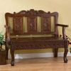 Hand Carved Storage Settee BC2032T (SEIFS)