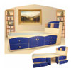 Storage Bed With Bookcase Headboard B-2(CT)