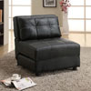 Black Accent Lounge Chair/ Sofa Bed 300173(OFS)