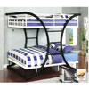 Full Full Metal Bunk Bed in Finish CM-BK1036(IEM)