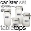 4-Piece Glass Canister Set CS10326(HDS)