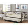 Brown Metal Twin Size Miami Day Bed With Metal Slats DB114(K
