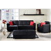 Elegant Sectional  - Rainbow Black (SU)