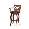 Brown Swivel Bar Chair with Arms F4126(PXFS)