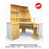 Custom Made Corner Desk & Hutch F6/F6A(CT)