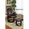 2-Pc Bonded Leather Shiatsu Massage Recliner Set F7087_(PX)