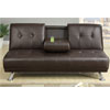 Adjustable Sofa Faux Leather/Espresso F7220 (PX)