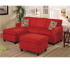 3-Pc Sectional Sofa - Red F7668 (PX)