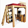 Solid Wood Loft Bed G265_LB-P(GH)