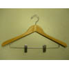 Gemin-concave suit hanger w/wire clips GMD8810 (PM)