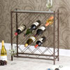 Textured Brown 25-Bottle Wine Rack HZ1016 (SEIFS)