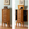 Charging Huntsville Jewelry Armoire J1002ARM-M-OAK(ND)