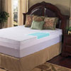 4-inch Gel Memory Foam Mattress Topper with 300 TC Egyptian 