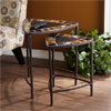 2-Pc Messia Indoor/Outdoor Mosaic Nesting Table Set OC6250 (