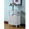 White Finish Wood Night Stand R1017(KBFS)