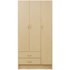 Home Wardrobe with Three Doors and Two Drawers RLN320_(HHFS)