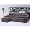 Ritz Sleeper Sectional Sofa Chocolate Brown 14464(JM)