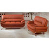 Leather Sofa Set In Brown S149-BR (PK)