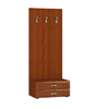 Stella Wall Stand with Hanger and 2 Drawers in Cherry SB-955