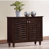 Rhodes Dark Brown Shoe Cabinet With 2 Doors SC864572(OFS)