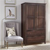 Solid Wood 2-door Shaker Armoire SH080212(OFS)